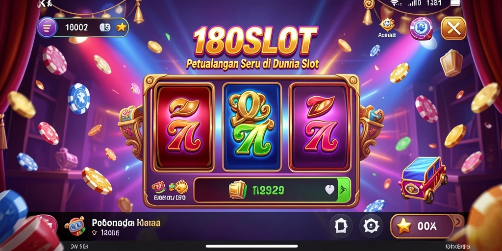Tampilan gameplay menakjubkan dan penuh warna di 180SLOT.