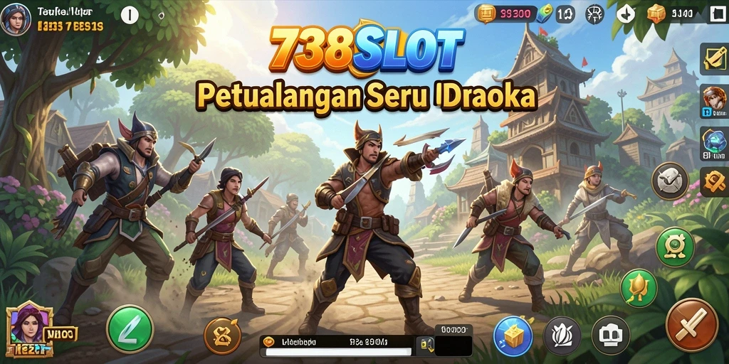 Tampilan gameplay seru di dunia terbuka 738SLOT.