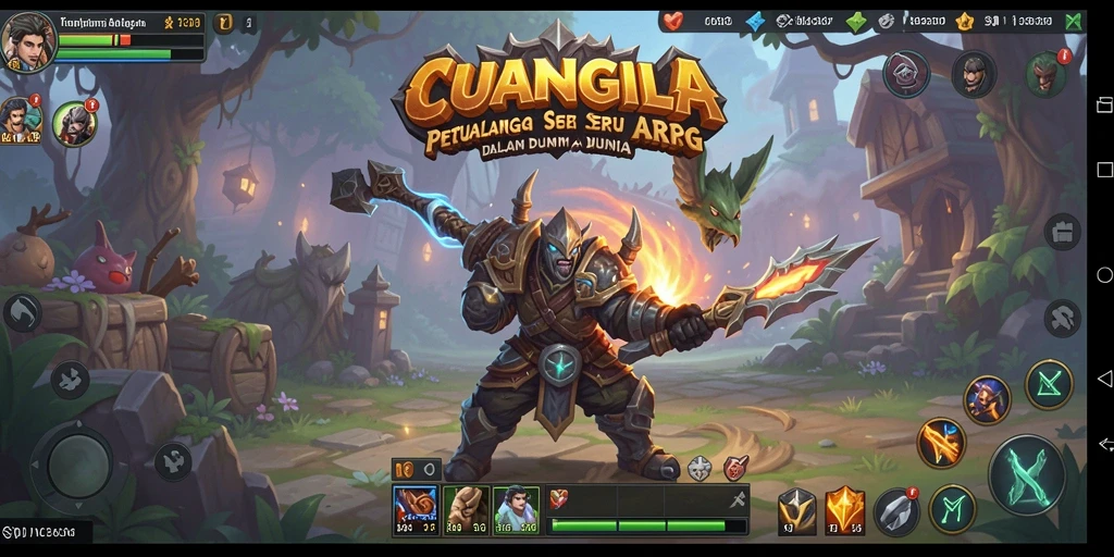 Tampilan gameplay seru dalam dunia ARPG CUANGILA.
