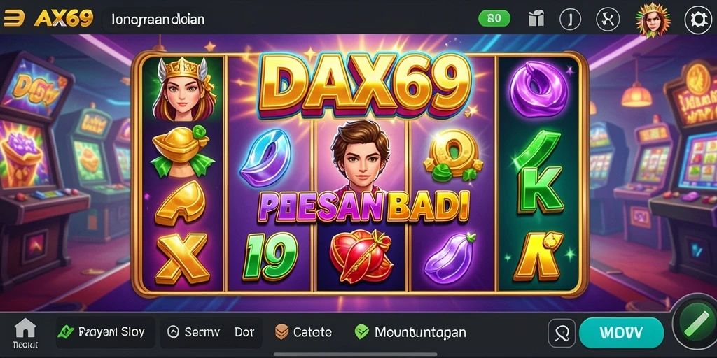 Screenshot DAX69 menampilkan gameplay Slot yang seru dan menarik.