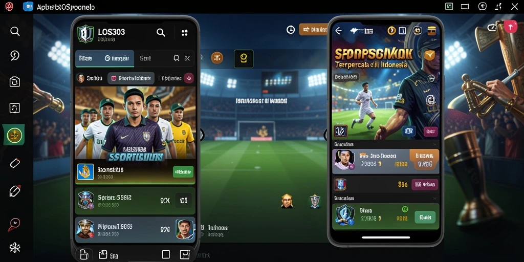 Tampilan screenshot gameplay LOS303 saat melakukan taruhan olahraga.