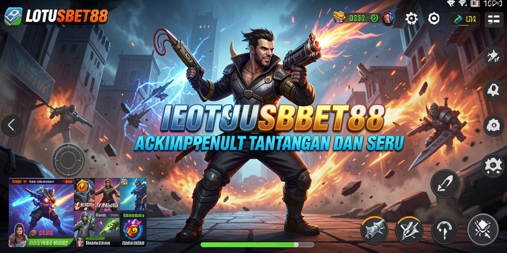 Tampilan aksi mendebarkan di LOTUSBET88 saat pemain bertempur.