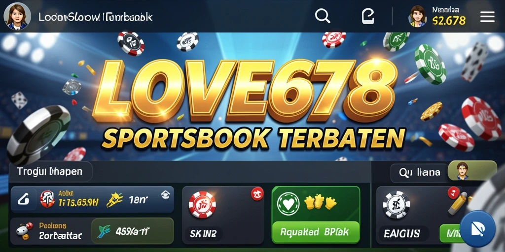 Tampilan antarmuka menarik dari gameplay LOVE678 saat bertaruh.
