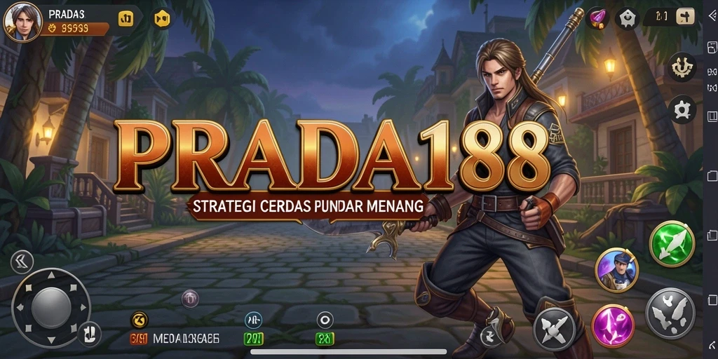 Tampilan gameplay strategis yang mendebarkan dari PRADA188.