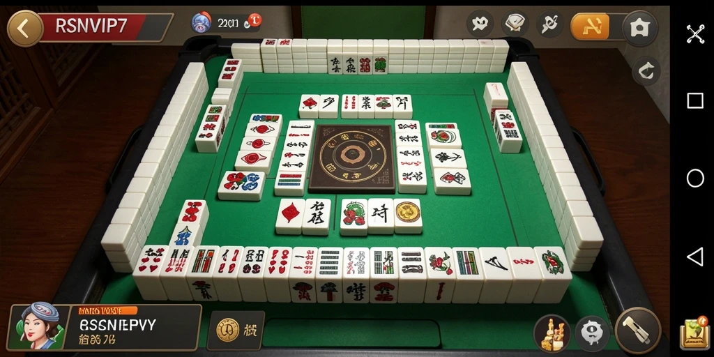 Tampilan gameplay <strong>RSNVIP7</strong> yang menarik dan penuh tantangan Mahjong.