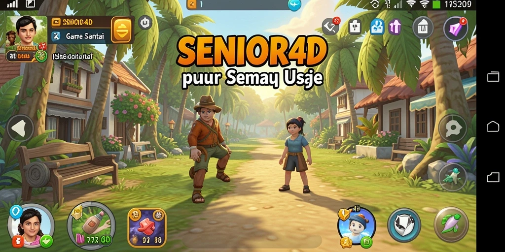 Tangkapan layar <strong>SENIOR4D</strong> menampilkan kesenangan bermain game Casual.