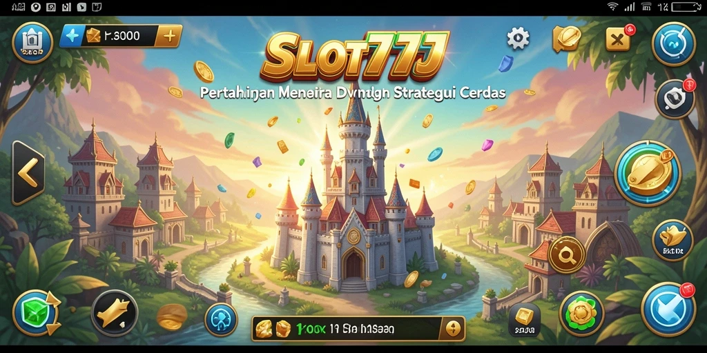 Tampilan menara yang strategis dalam aksi Tower Defense.