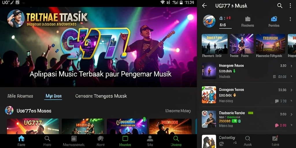 Tampilan utama UG777 saat bermain musik dengan pesona gameplay yang menarik.