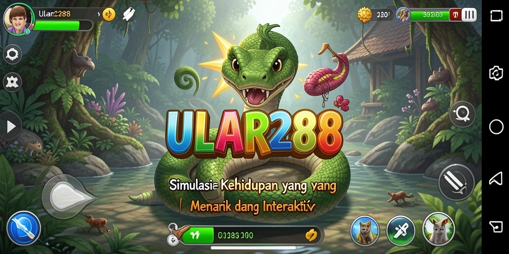 Tampilan gameplay ULAR288 yang menampilkan simulasi yang mendalam.
